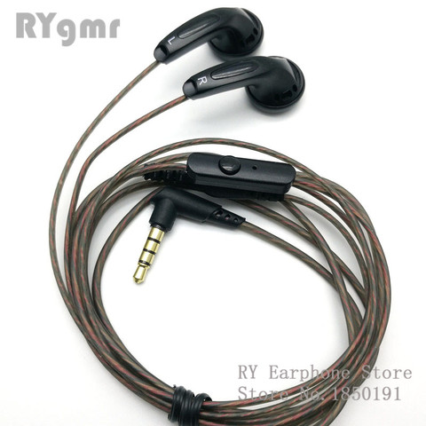 RY4S-auriculares intrauditivos HIFI de 15mm, cascos hifi con sonido de calidad de música (estilo MX500), cable HIFI de flexión L de 3,5mm ► Foto 1/6