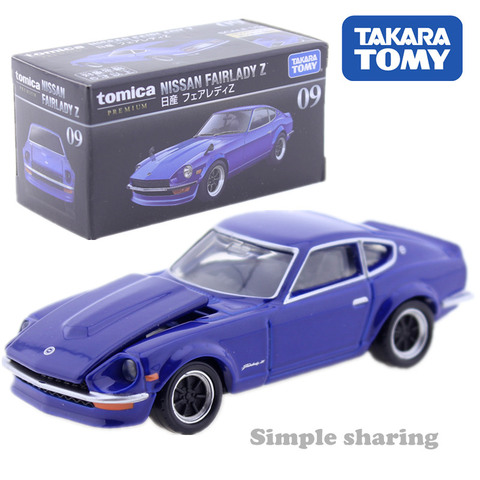 Tomica Premium #09 NISSAN Fairlady Z escala 1/58 Takara Tomy de fundición de Metal modelo de coche vehículo juguetes para los niños muñeca nueva ► Foto 1/6