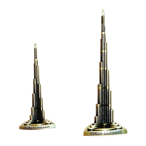 Modelo de arquitectura de edificación del mundo, Burj, Khalifa, Dubái, decoración, 13/18cm, novedad de 2022 ► Foto 1/5
