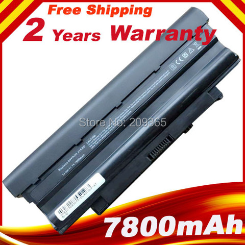 Batería de 9 celdas de 7800mAh para ordenador portátil Dell Inspiron N5110 N5010 N5010D N7010 N7110 M501 M501R M511R N3010 N3110 N4010 N4050 N4110 ► Foto 1/3