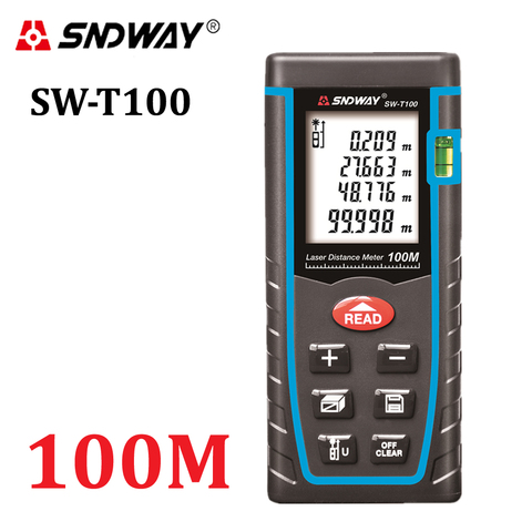 SNDWAY-Telémetro láser trena, medidor de distancia, 40m, 60m, 80m y 100m, dispositivo de medida, herramienta de prueba ► Foto 1/6