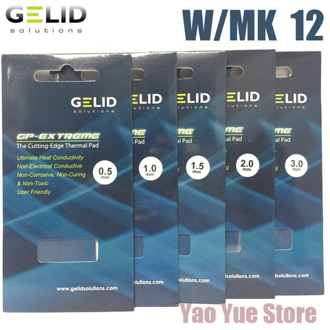 GELID GP-EXTREME 80X40 0,5 1,0 1,5 2,0 3,0mm PC, disipador para CPU y GPU, panel térmico para tarjeta de vídeo de puente norte y sur con MK 12 ► Foto 1/5