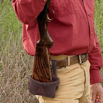 Tourbon-accesorios para pistola de caza táctica, Funda de cuero genuino para escopeta de culata, cinturón de cintura, soporte para Rifle ► Foto 1/6