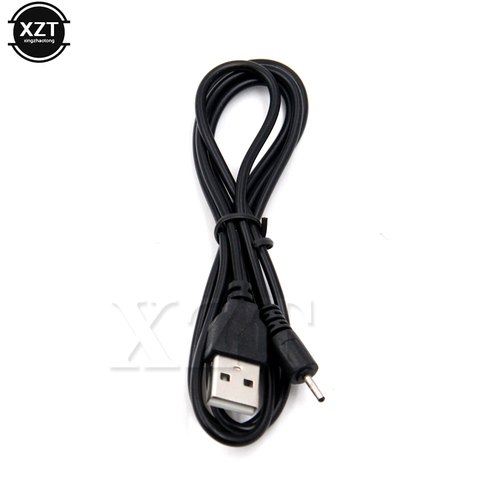Cable de carga USB con enchufe de 2mm para móviles Nokia, longitud de 1m, Color negro, Compatible con los siguientes modelos ► Foto 1/3