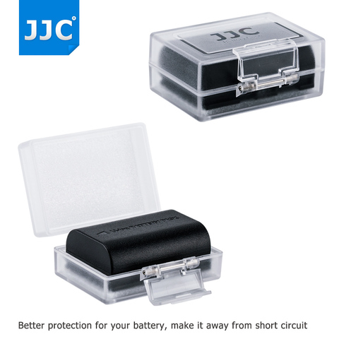 JJC Camera Battery Case 65 x 45 x 28mm Water-resistant Box Batteries Storage for Canon Sony Fuji Nikon Olympus Batteries ► Foto 1/6