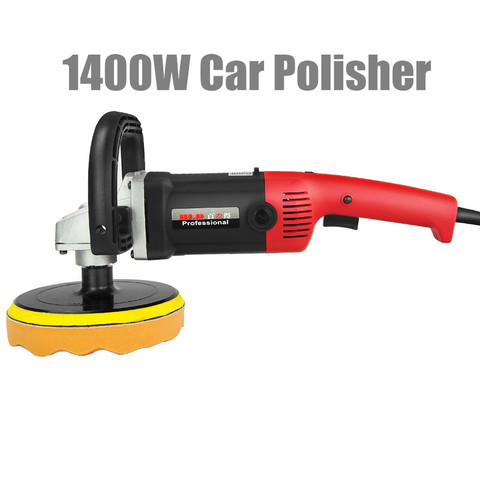 1400 W pulidor de coche velocidad Variable 600-3500 rpm 180mm coche pintura cuidado polaco de Sander M14 Coche cera eléctrica pulidora ► Foto 1/1