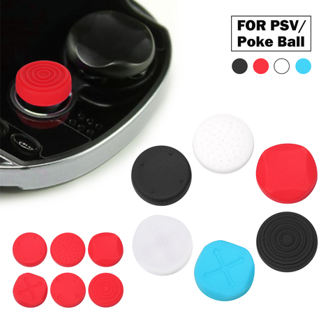 6 uds de silicona agarre de Joystick Cap Joystick caja de protección analógica para Sony PlayStation Psvita PS Vita PTV 1000/2000 Delgado ► Foto 1/6