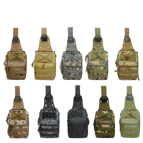 Mochila táctica de camuflaje 600D, mochila militar del ejército, bolso de hombro, exterior, escalada, campo de caza, bolsa de mensajero ► Foto 1/6