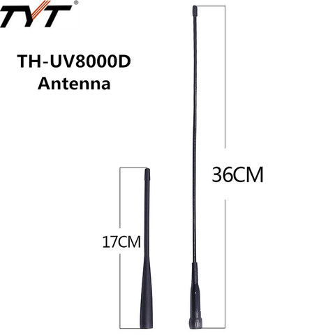Original tyt doble banda 136-174/400-520 MHz UV SMA-Macho Antenas para tyt th-uv8000d th-uv8000e th-uv8000se walkie-talkies ► Foto 1/6