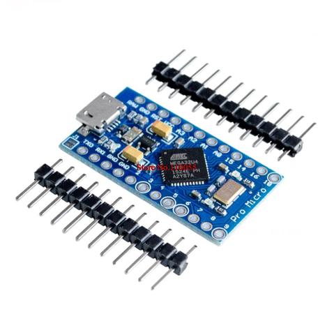 Módulo de Micro ATmega32U4, dispositivo con cabezal de pin de 2 filas, 5V/16MHz, para Leonardo ► Foto 1/4