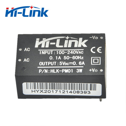 Envío Gratis nuevo Hola-Link ac dc 5v 3w módulo de potencia HLK-PM01 ► Foto 1/6