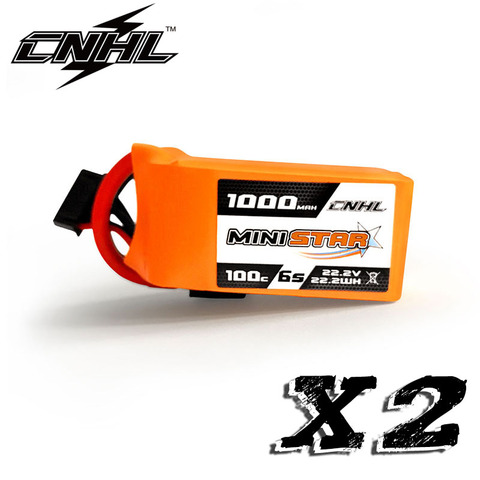 2 uds CNHL MiniStar 1000MAH 22,2 V 6S 100C batería Lipo ► Foto 1/4
