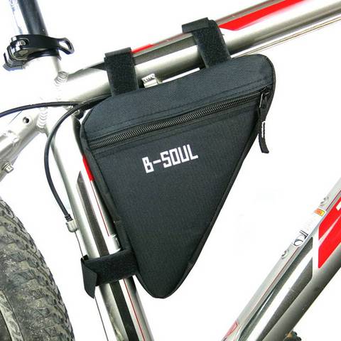 Triángulo impermeable bicicleta ciclismo frente marco de la bolsa MTB montaña bicicleta bolsa de silla ACCESORIOS 4 colores ► Foto 1/6