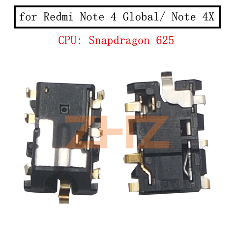 Para Xiaomi Redmi Nota 4 mundiales/nota 4X snapdragon625 auriculares Jack modelo auricular de Audio para auriculares Jack reemplazo reparar partes ► Foto 1/2