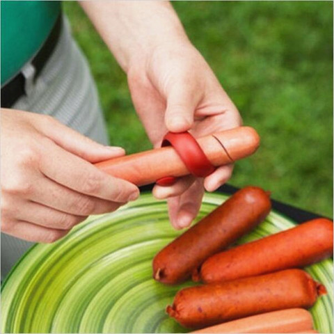 Cortador de perritos calientes en espiral para barbacoa, utensilio auxiliar de corte para cocina, 2 uds. ► Foto 1/6