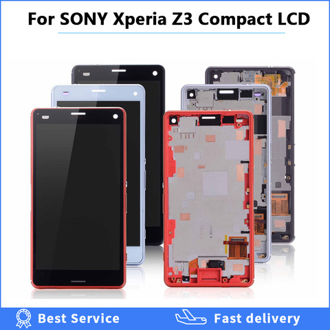 Marco de pantalla compacto para móvil, digitalizador 100% probado para SONY Xperia Z3 Mini D5803 D5833 ► Foto 1/6