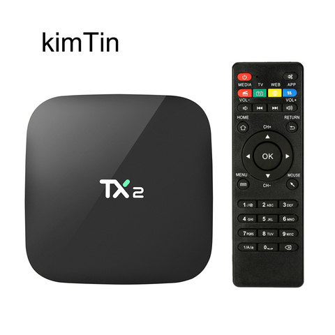 Smart TV BOX TX2, Android 2022, 2GB, 16GB, BT2.1, Rk3229, Quad Core, caja de TB, 4K, 60tps, 2,4G, wi-fi, reproductor multimedia, Pk Z28, X96 Mini ► Foto 1/6