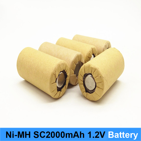 Batería Ni MH Ni CD de 1,2 v, 2000mah, 10c, 15c, alta potencia, recargable, nimh, destornillador y robot de batería ► Foto 1/1