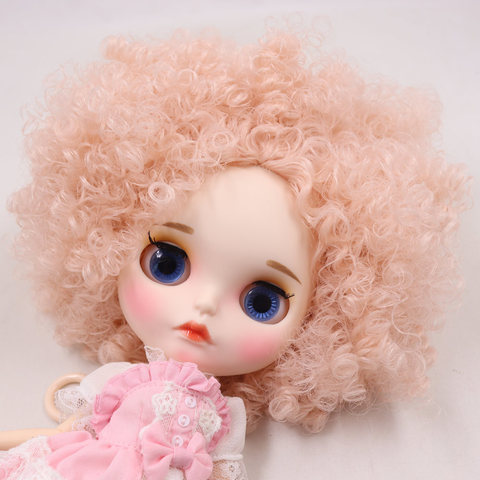 ICY DBS-Muñeca Blyth BL2352, cabello rosa pálido tallado de labios mate, cara personalizada, cuerpo de articulación, 1/6 bjd ob24 Chica de anime ► Foto 1/5