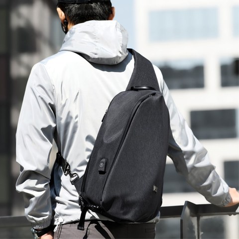ZZINNA-mochila de hombro con carga USB para hombre, morral para el pecho de 13" - Historial precios y revisión | Vendedor de AliExpress - XINCADA Official Store | Alitools.io