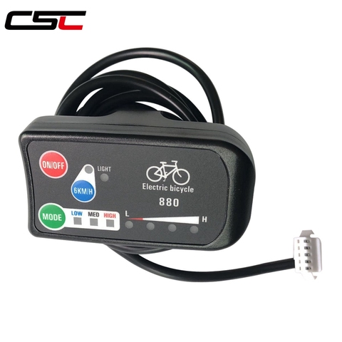 EBike Parts 36V 48V KT LED 880 Accesorios para bicicleta eléctrica Panel de control Bicicleta eléctrica LED880 Pantalla para controlador KT ► Foto 1/2