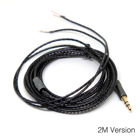Cable de Audio HIFI de 2M para auriculares, Cable de reparación de auriculares para bricolaje, mantenimiento de auriculares ► Foto 1/4