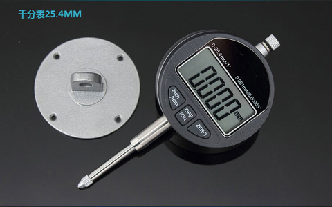 Micrómetro electrónico de precisión de 0.001mm medidor de indicador de datos, 25,4mm/1 