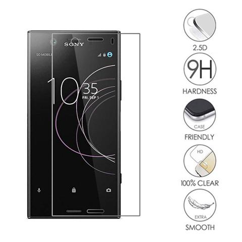 Vidrio Templado 9H para SONY Xperia X XC XZ1 XZ2 compacto L1 L2 L3 Protector de pantalla para SONY XZ vidrio de película protectora Premium XZ2 ► Foto 1/6