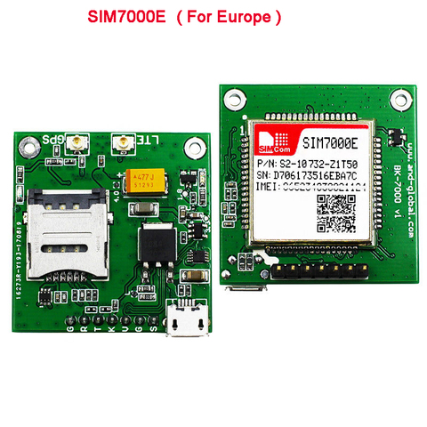 Kit de desarrollo de módulo SIM7000E 4G, LTE-FDD de banda cuádruple y módulo GPRS/EDGE de doble banda, placa de ruptura de NB-IOT, CAT M1 (eMTC) ► Foto 1/1