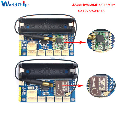 Módulo inalámbrico para Arduino ATmega328P, 433MHz/868MHz/915MHz, LoRa, V1.0, V2.0, 2,4G, RFM95, RFM98, SX1276, SX1278, 3,7-12V ► Foto 1/6