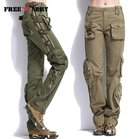 Nuevos pantalones de alpinismo de verde militar para mujeres y hombres ropa casual para actividades al aire libre TO7305-2 ► Foto 1/6