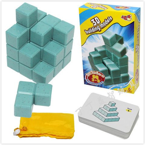 3D cubo Soma Puzzle rompecabezas IQ lógica rompecabezas juego para los niños de los adultos ► Foto 1/5