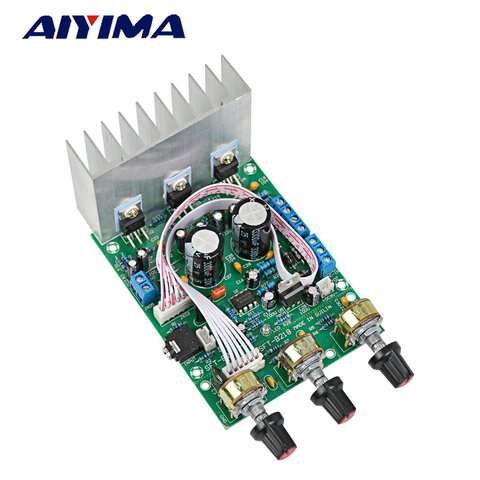 Aiyima Amplificadores audio tda2030a amplificador 2.1 subwoofer fiebre amplificador compatible con lm1875 diy para cine en casa ► Foto 1/6
