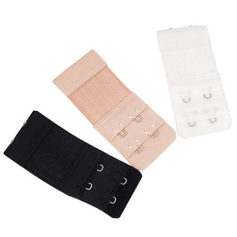 1 Uds sujetador suave para mujer correas de extensión ropa interior sin tirantes., Extensor de sujetador ajustable, 2 ganchos ► Foto 1/6