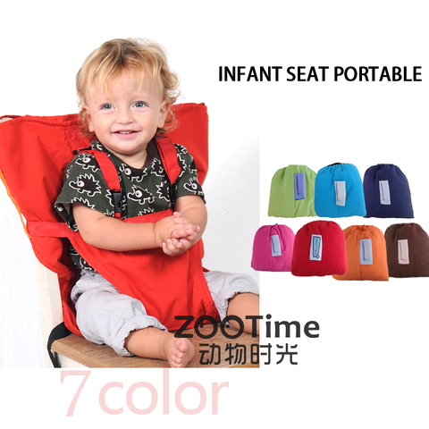 Asiento portátil para bebé, producto de silla de seguridad de asiento para comedor, cinturón de alimentación, arnés de silla alta ► Foto 1/3