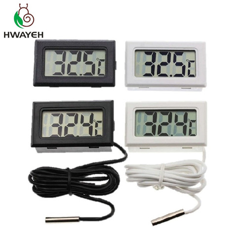 Termómetro Digital de 1 piezas LCD para temperatura de congelador-termómetro de refrigerador de 50 ~ 110 grados ► Foto 1/6