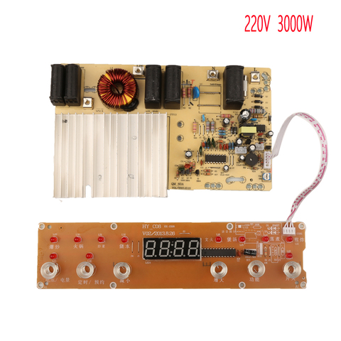 3000W 220V placa de circuito PCB con bobina electromagnética calefacción Panel de Control para cocina de inducción GW-40B GW-C08 ► Foto 1/6