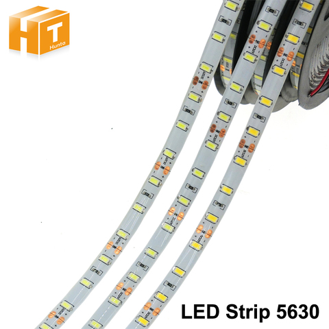 Tira LED 5630 DC12V 60 LEDs/M 5 m/lote luz LED Flexible RGB RGBW LED tira de 5050 ► Foto 1/6