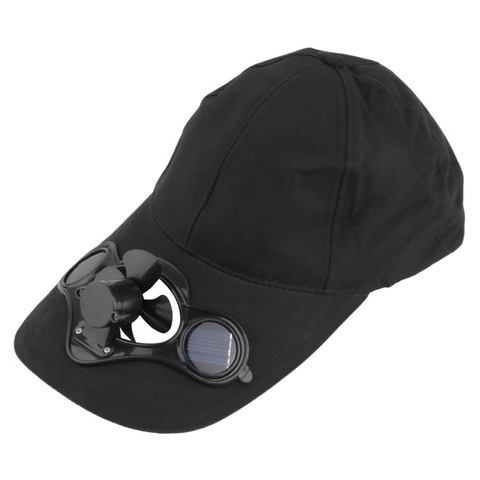 Gorro deportivo de verano para pesca, gorra con energía Solar, ventilador fresco para ciclismo, ahorro de energía, sin baterías ► Foto 1/1