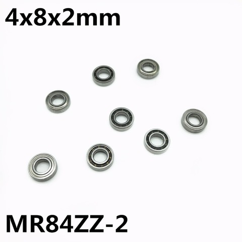 10 Uds MR84ZZ-2 4x8x2mm rodamiento rígido de bolas en miniatura rodamiento de alta calidad ► Foto 1/1