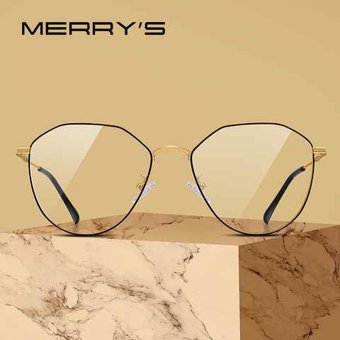 MERRYS-Gafas de diseño a la moda para mujer, montura Unisex para miopía, graduadas, S2017 ► Foto 1/6
