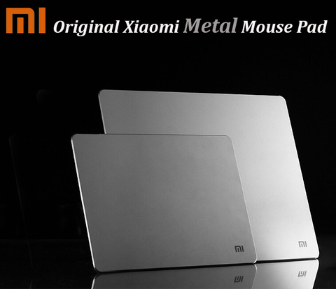 Original xiaomi metal mouse pad de alta calidad 18*24 cm * 3mm, 32*18 cm * 3mm, de lujo Delgado ordenador almohadillas mate ► Foto 1/5
