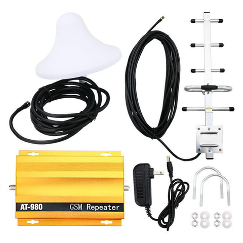 Repetidor AT980, amplificador de señal GSM, 900MHz, amplificador de señal de teléfono móvil, antena de techo, Antena Yagi ► Foto 1/1