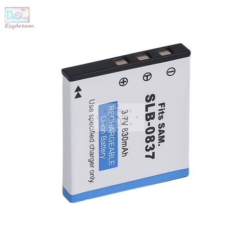 0837 SLB-0837 830 mAh batería para Samsung Digimax I6 PMP L50 L60 L80 i70 i70S L700 L700S L73 NV3 NV5 NV7 ► Foto 1/2