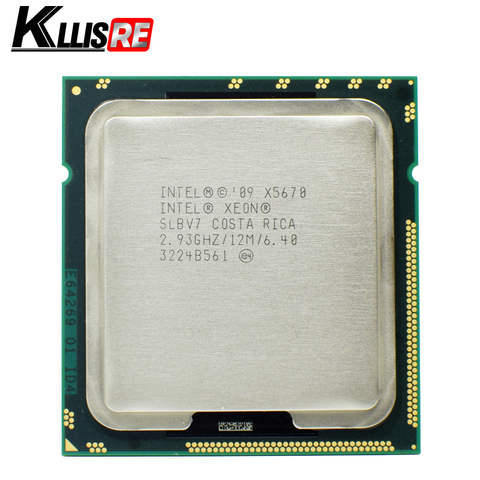 Procesador Intel Xeon X5670 2,93 GHz LGA 1366 12MB L3 caché CPU de servidor de seis núcleos ► Foto 1/2