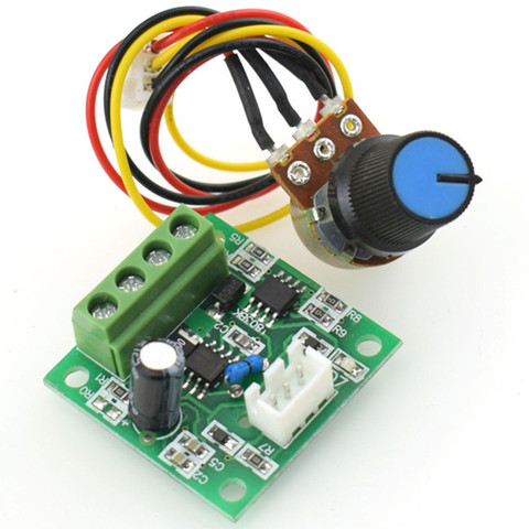 Controlador de velocidad del Motor PWM, regulador automático de Motor DC, módulo de Control de bajo voltaje DC 1,8 V a 15V 2A ► Foto 1/2