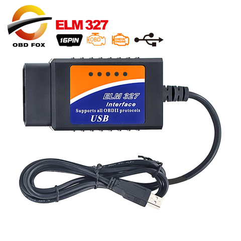 2022 Super mini elm 327 bluetooth wifi V1.5 de diagnóstico OBD cable de interfaz de vgate ELM327 USB V2.1 lector de códigos de coche obd ii elm 327 ► Foto 1/6