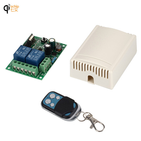 433 Mhz Universal Wireless Remote Control Switch AC 85V ~ 250V 110V 220V 2CH Relay Receiver Module and RF 433Mhz Remote Controls ► Foto 1/6