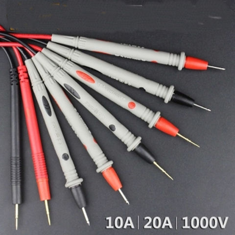 Cable de bolígrafo de prueba práctico Universal, 10A/20A, 1000V, multímetro Digital, Cable de sonda de plomo ► Foto 1/6