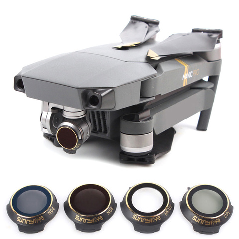 Para Mavic Pro filtros de drones UV CPL y 4 8 16 32 filtros de cámara para DJI Mavic Pro Multi-capa de recubrimiento películas accesorios de filtro ► Foto 1/6